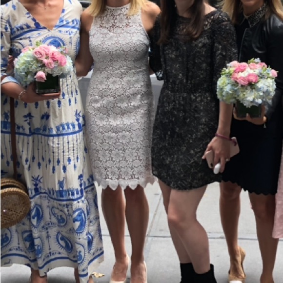 Anthropologie BHLDN Bridal Shower Luncheon White Dress in Small - Picture 6 of 6